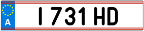 Truck License Plate